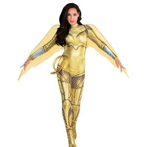 Small Adult Gold Armor Wonder Woman Costume - WW 1984